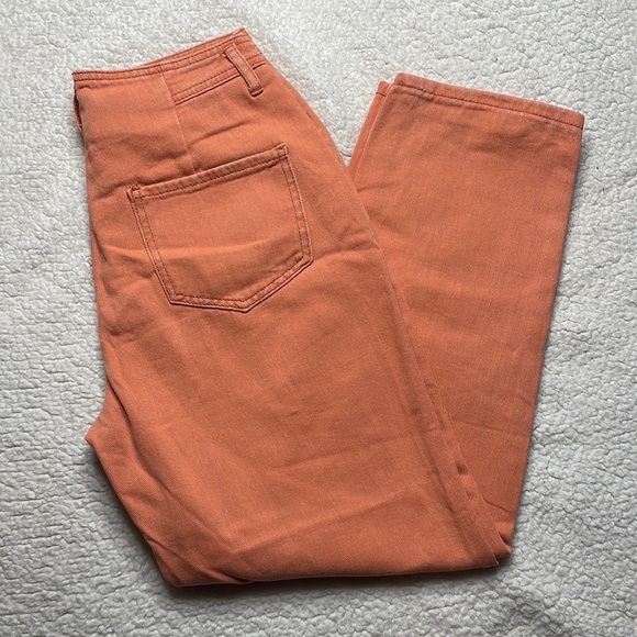 Pleated denim Jeans Peach Size Small - Picture 5 of 8